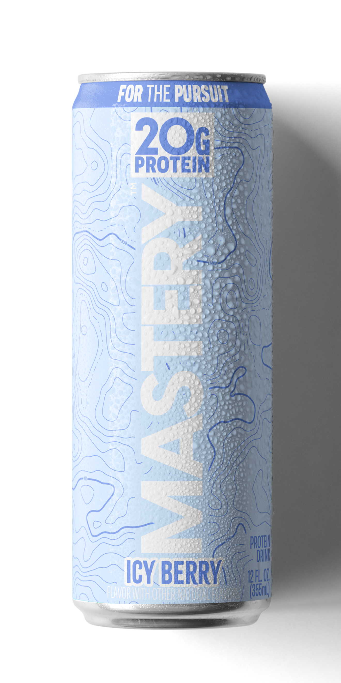 MASTERY carbonated protein drink can